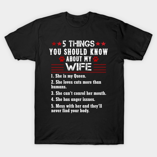 5 think You should know about My wife T-Shirt by TEEPHILIC